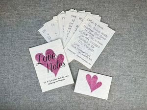 Stack of Love Notes Vol. 3: Love Notes from the Lord declaring His Promises (Qty 19 notes)