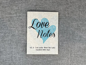 Love Notes Vol. 2: Love Notes from the Lord inspired with Hope (1 booklet of 19 notes)