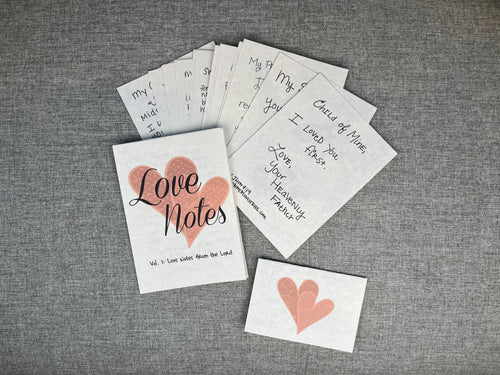 Stack of Love Notes Vol. 1: Love Notes from the Lord (Qty 19 notes)