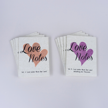 Half-Batch Bulk Order of Love Note Booklets (10 booklets, 19 notes each)